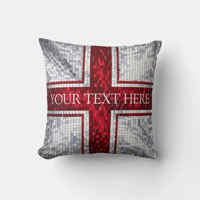 COJÍN DECORATIVO BANDERA INGLESA (Anverso)