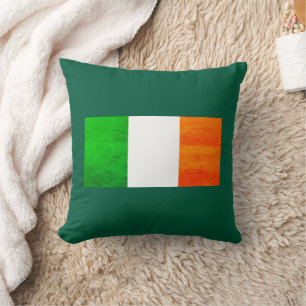 Cojín Decorativo Bandera irlandesa de Boston Massachusetts – Día de