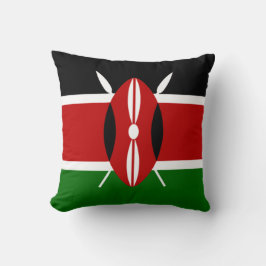 Cojín Decorativo Bandera keniana (Kenya)
