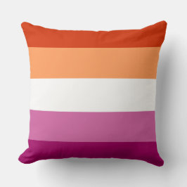 Cojín Decorativo Bandera lesbiana 20 x 20