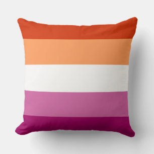 Cojín Decorativo Bandera lesbiana 20 x 20
