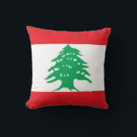 Cojín Decorativo Bandera libanesa estadounidense MoJo Pillow<br><div class="desc">Añada un toque de orgullo cultural a su espacio vital con nuestra exquisita almohada MoJo con la bandera del Líbano. Esta lujosa almohada muestra orgullosamente el diseño de la bandera libanesa, con una franja roja horizontal en la parte superior e inferior, con una franja blanca más amplia en el medio....</div>