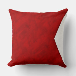 Cojín Decorativo Bandera marítima de la señal náutica B Bravo