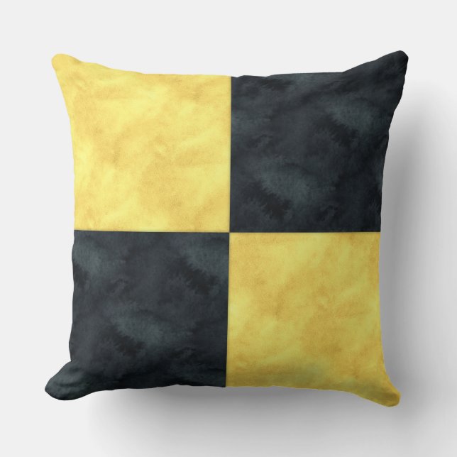 Cojín Decorativo Bandera Marítima De Señal Náutica De La Lima (Anverso)