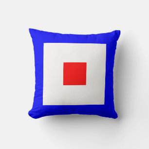 Cojín Decorativo Bandera marítima W — Whiskey