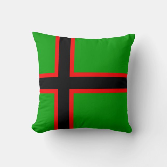 Cojín Decorativo Bandera nacional de Karelia (Anverso)