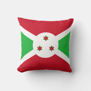 Cojín Decorativo Bandera patriótica burundesa