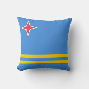 Cojín Decorativo Bandera patriótica de Aruba