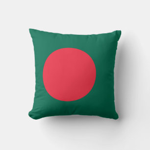 Cojín Decorativo Bandera patriótica de Bangladesh
