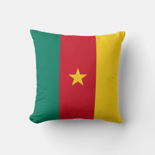 Cojín Decorativo Bandera patriótica de Camerún