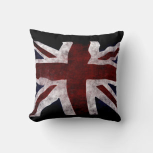 Cojín Decorativo Bandera Patriótica de Gran Bretaña, Union Jack, Ba
