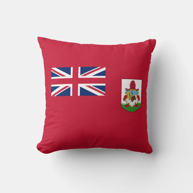 Cojín Decorativo Bandera patriótica de las Bermudas (Anverso)