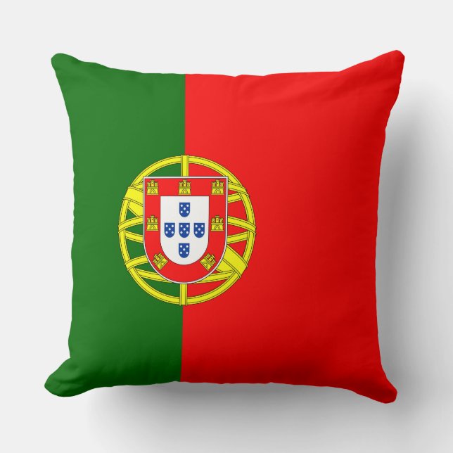Cojín Decorativo Bandera portuguesa (Portugal) (Anverso)
