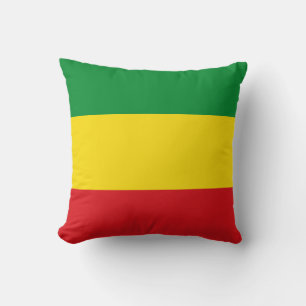 Cojín Decorativo Bandera Rastafari Rasta Etíope