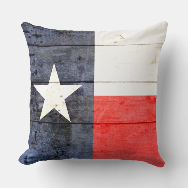 Cojín Decorativo Bandera Rusa de Texas  (Anverso)
