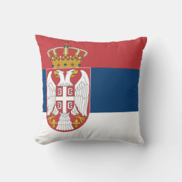 Cojín Decorativo Bandera serbia