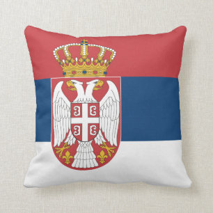 Cojín Decorativo Bandera Serbia (serbia)