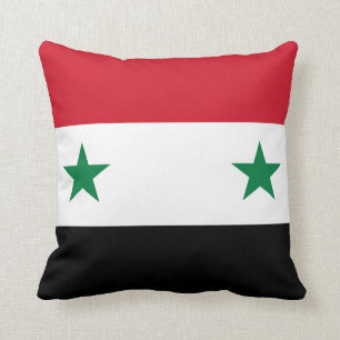Cojín Decorativo Bandera siria (siria)