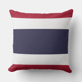 Cojín Decorativo Bandera tailandesa (Tailandia)