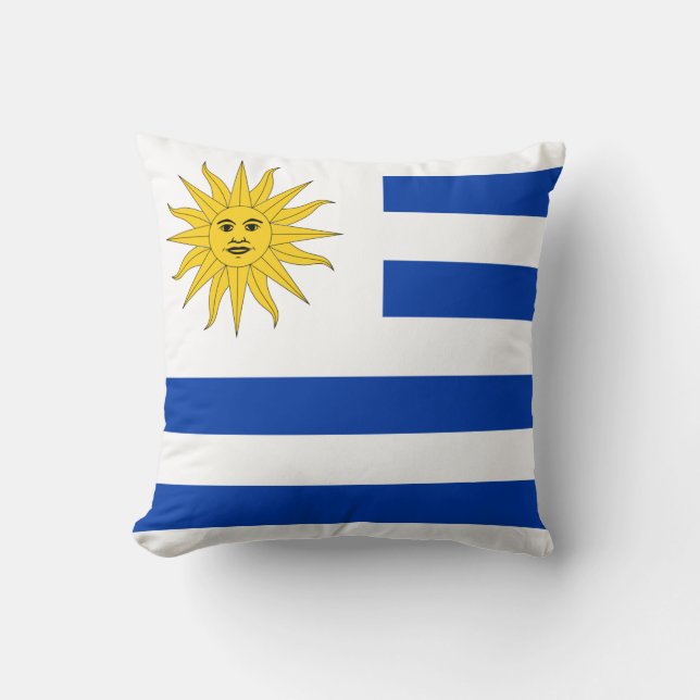 Cojín Decorativo Bandera uruguaya (Anverso)