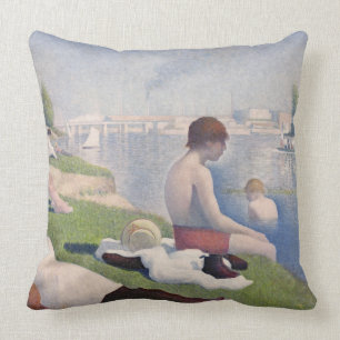 Cojín Decorativo Bañistas de Jorte Pedro Seurat el   en Asni�res