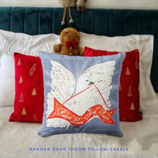 Cojín Decorativo Banner Dove (Subido por el creador)