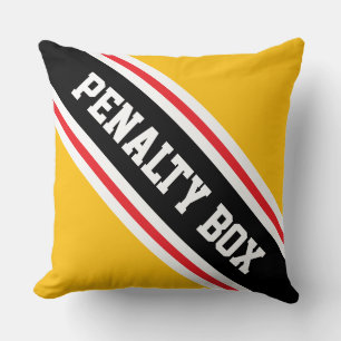 Cojín Decorativo BANQUILLO DE PENALTI Rojo Negro Blanco Naranja Hoc