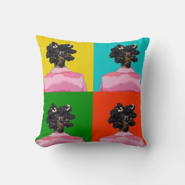 Cojín Decorativo Bantu Knots pillow (Anverso)