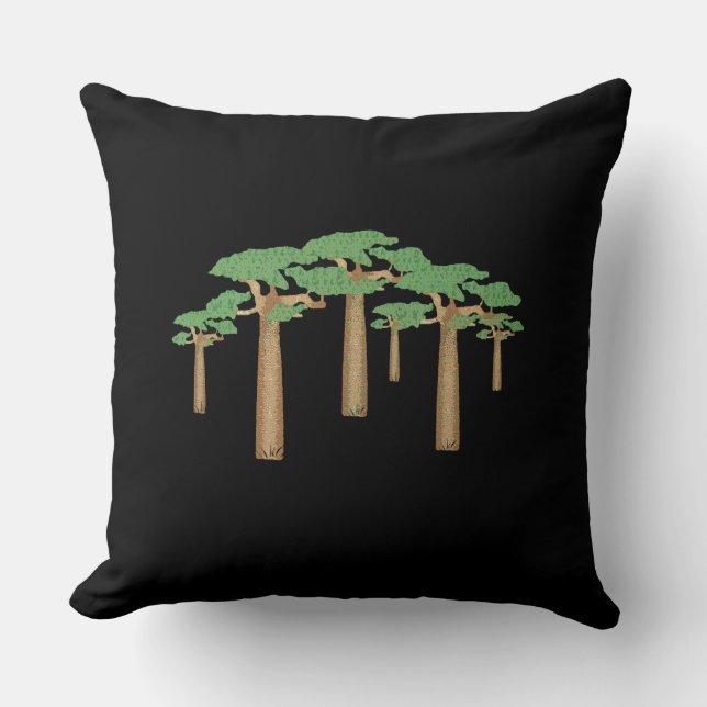 Cojín decorativo Baobab Trees (Anverso)