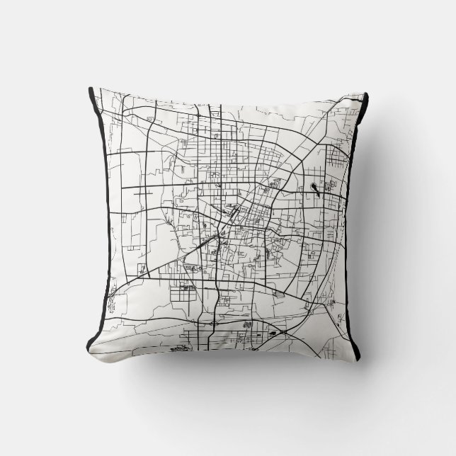 Cojín Decorativo Baoding China Map (Anverso)