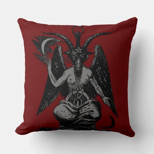Cojín Decorativo baphomet (Anverso)