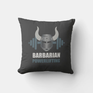 Cojín Decorativo Barbarian Warrior Powerlifting Workout