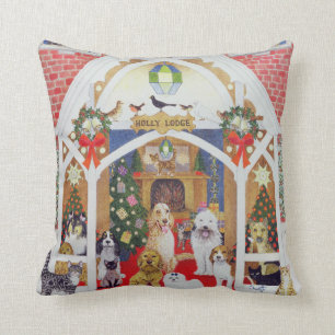 Cojín Decorativo Barbas blancos y negros