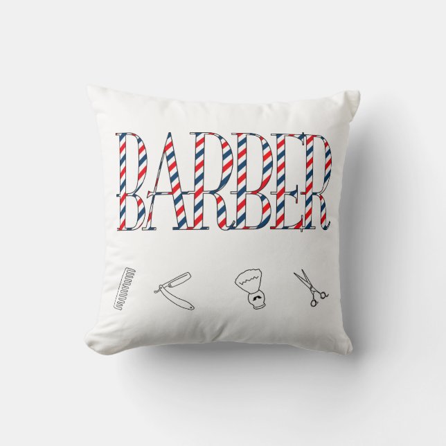 Cojín Decorativo Barber (Anverso)