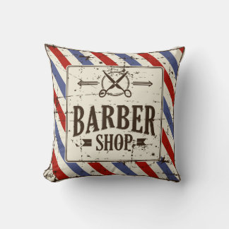 Cojín Decorativo Barbería Retro Vintage Classic Simple