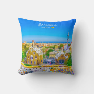 Cojín Decorativo Barcelona, España - Parque Güell Mosaico Gaudí