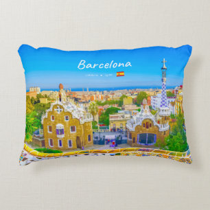 Cojín Decorativo Barcelona, España - Parque Güell Mosaico Gaudí