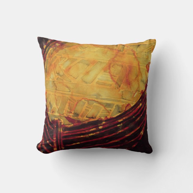 Cojín Decorativo Barco amarillo 2007 (Anverso)