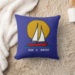 Cojín Decorativo Barco de vela al sol