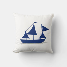 Cojín Decorativo Barco de vela de múltiples velas Náutico Marino