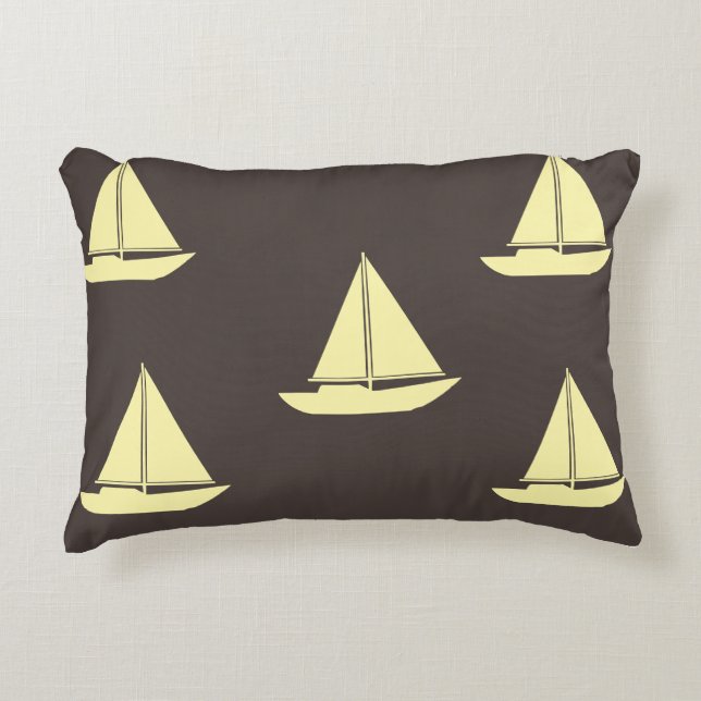 Cojín Decorativo Barcos de vela (Anverso)