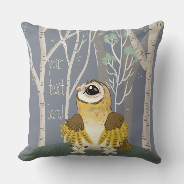 Cojín Decorativo Barn Owl (Anverso)