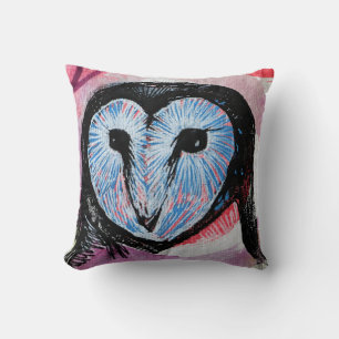 Cojín Decorativo Barn Owl Art