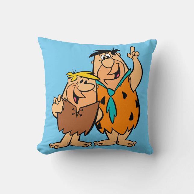 Cojín Decorativo Barney Rubble y Fred Flintstone (Anverso)