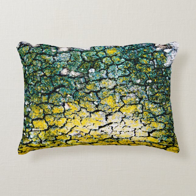 Cojín Decorativo Barquilla verde y amarillo (Anverso)
