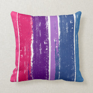 COJÍN DECORATIVO BARRA BISEXUAL DE LA TINTA DEL ORGULLO