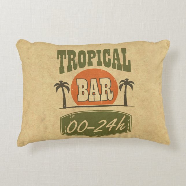 Cojín Decorativo Barra tropical (Anverso)