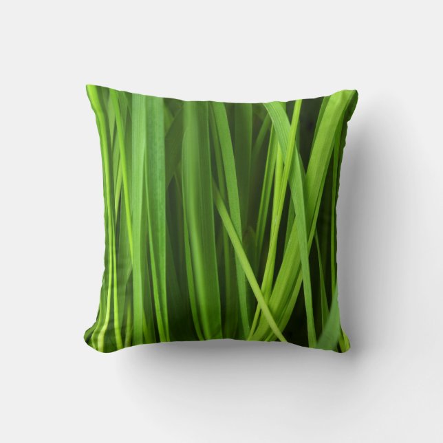 Cojín Decorativo Barras de hierba (Anverso)