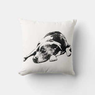 Cojín Decorativo Barrido suave en textura de tinta