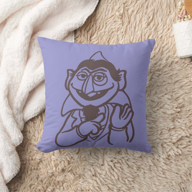 Cojín Decorativo Barrio Sésamo | Count von Count Bright (Manta)